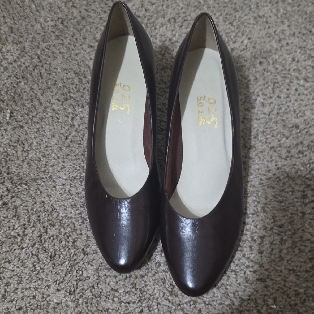 925 So Soft Classic Brown Leather Women's Loafers Sz. 9m